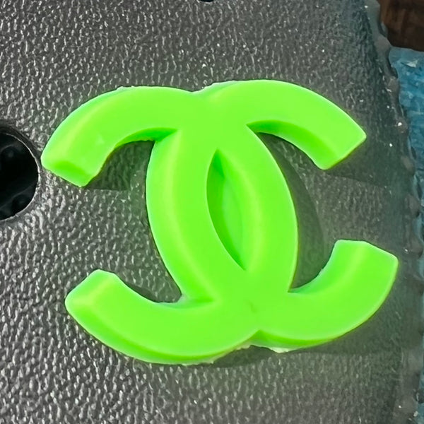 SHOE CHARMS - LIME DOUBLE C - ShoeNami