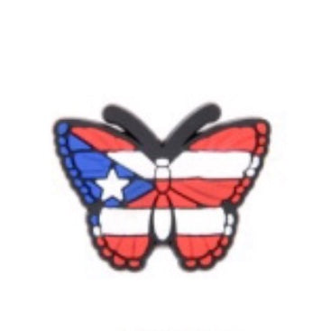 SHOE CHARMS - PUERTO RICAN BUTTERFLY - ShoeNami