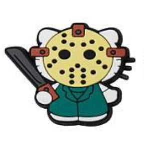 SHOE CHARMS - HELLO JASON KITTY FRIDAY 13TH - ShoeNami