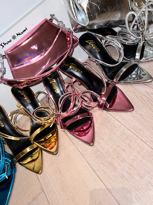 BANKS-2A Metallic Pink - ShoeNami