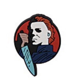 SHOE CHARMS - CIRCLE MICHAEL MYERS HALLOWEEN - ShoeNami