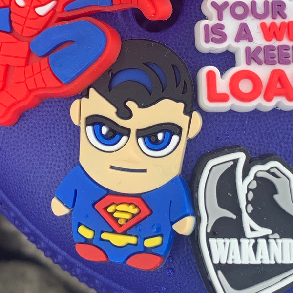 SHOE CHARMS - CARTOON SUPERMAN - ShoeNami