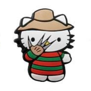 SHOE CHARMS - HELLO FREDDY KITTY KRUEGER NIGHTMARE ON ELM STREET - ShoeNami