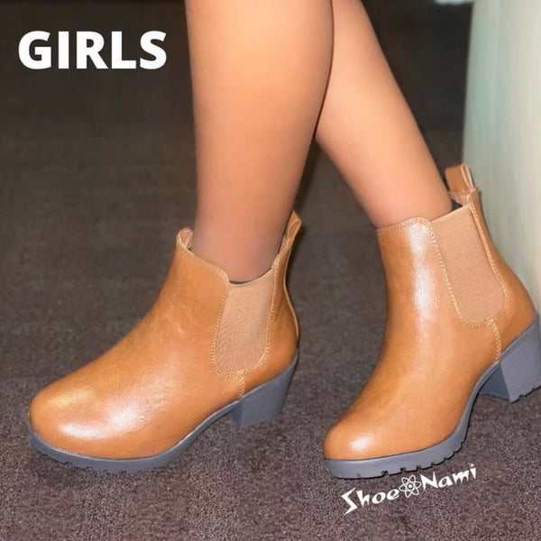 PACIFIC-01K KIDS Tan - ShoeNami