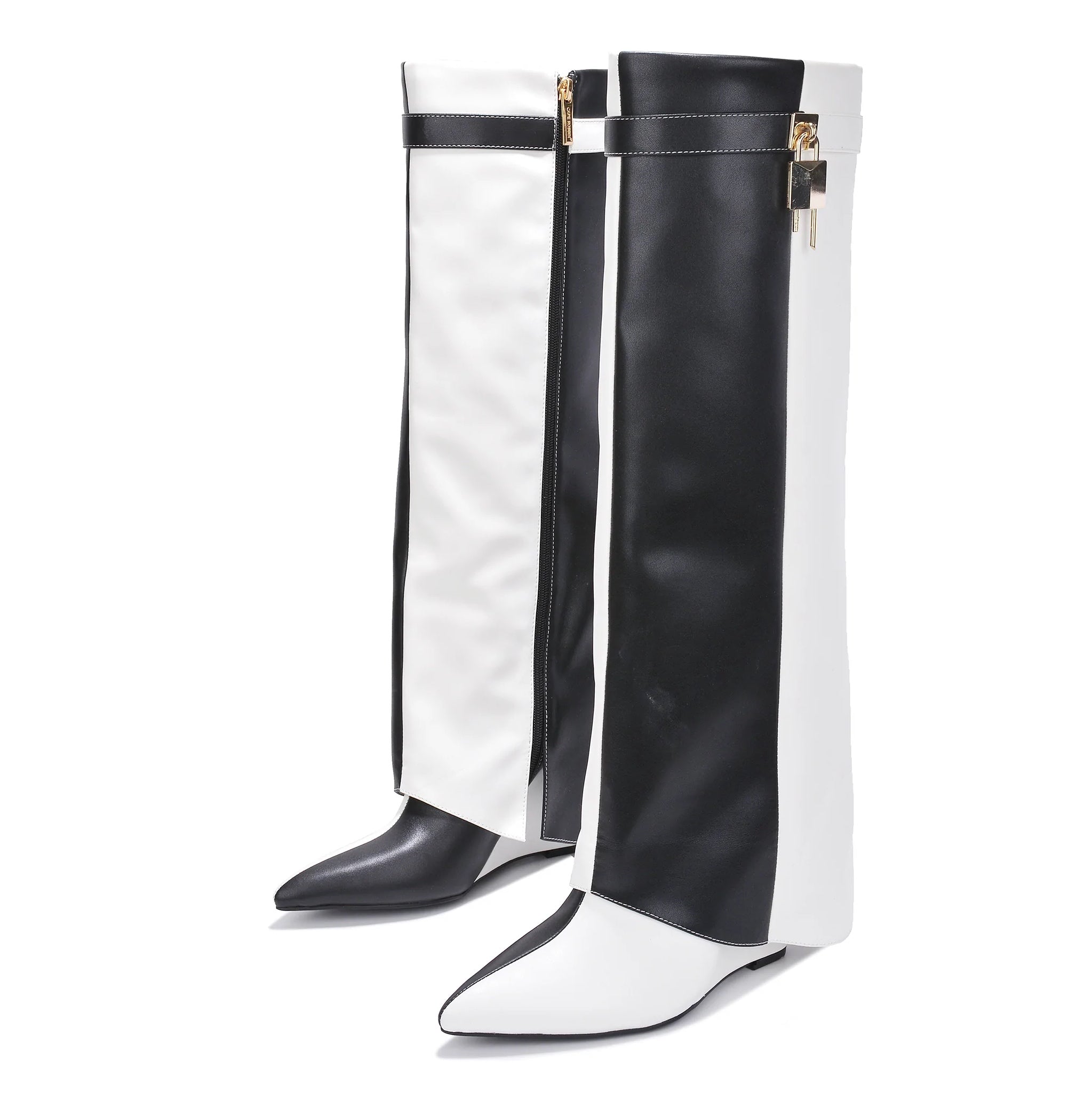 VALERI-5 Black/White - ShoeNami
