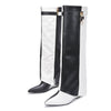 VALERI-5 Black/White - ShoeNami