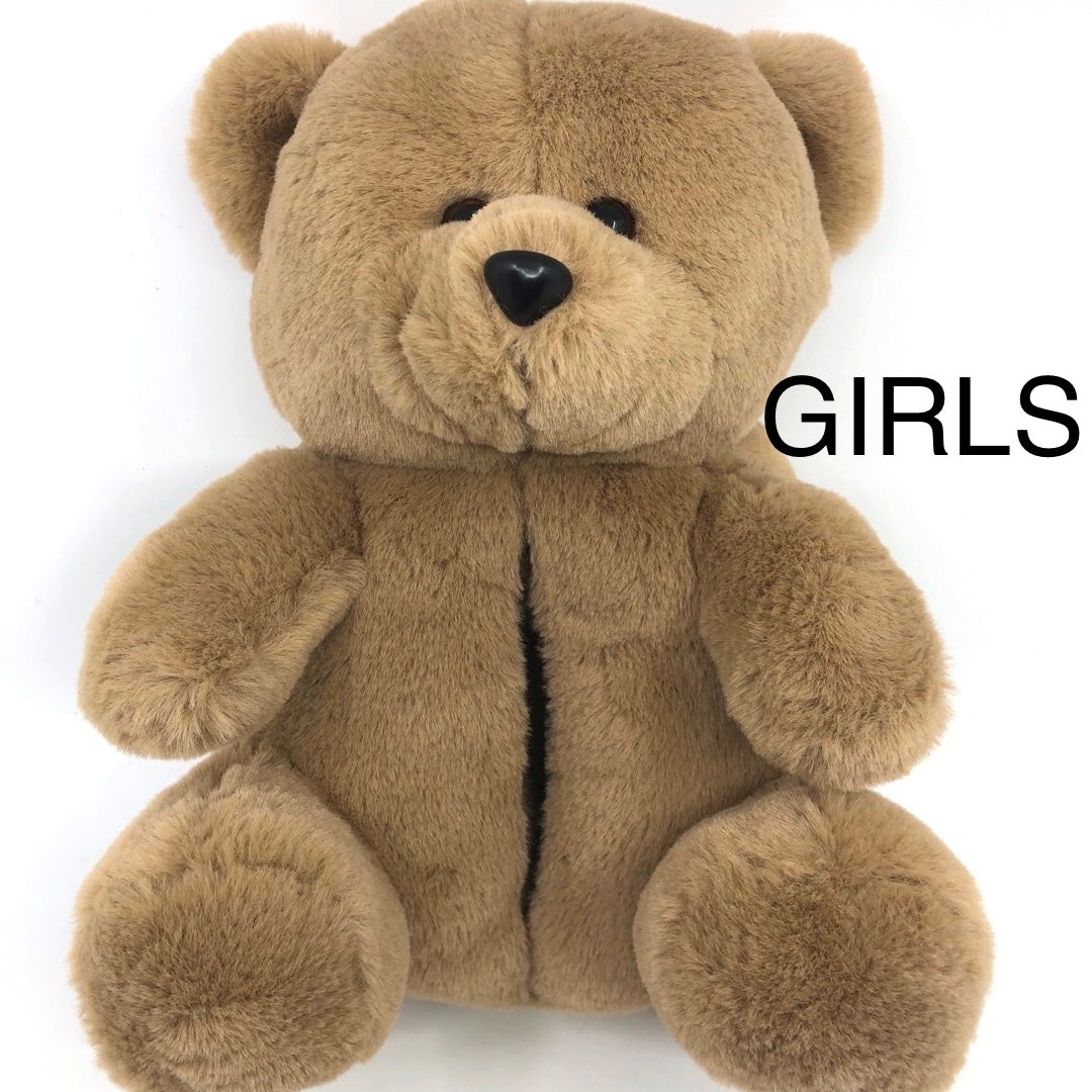 TEDDY PLUSH-01K KIDS Brown - ShoeNami
