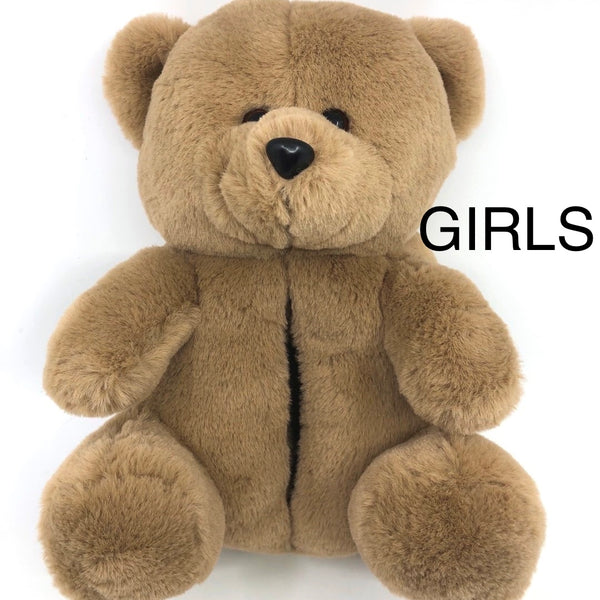 TEDDY PLUSH-01K KIDS Brown - ShoeNami