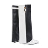 VALERI-5 Black/White - ShoeNami