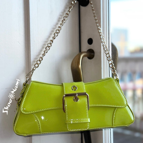 LINDSAY BAG Lime - ShoeNami