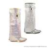 MUTTO-1C Gold/Clear - ShoeNami