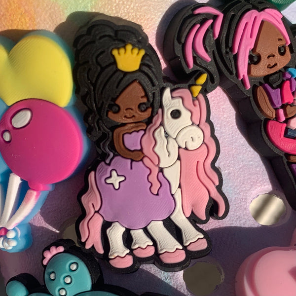 SHOE CHARMS - UNICORN PRINCESS - ShoeNami