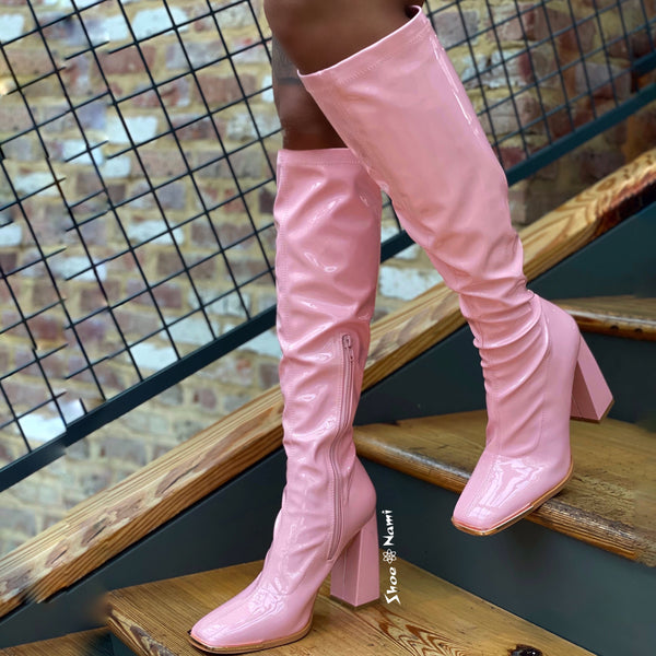 MAYRA Pink Patent - ShoeNami