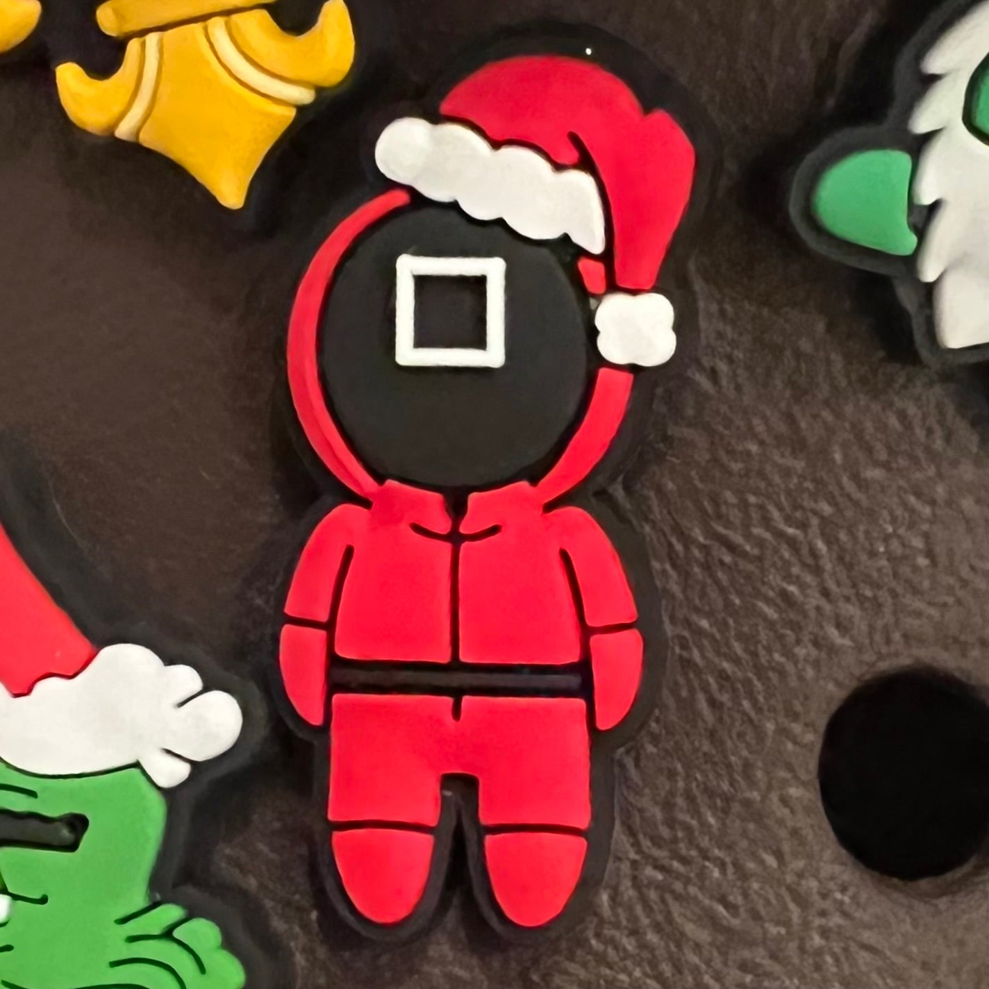 SHOE CHARMS - SQUARE CHRISTMAS SOLDIER SQUID GAME - ShoeNami