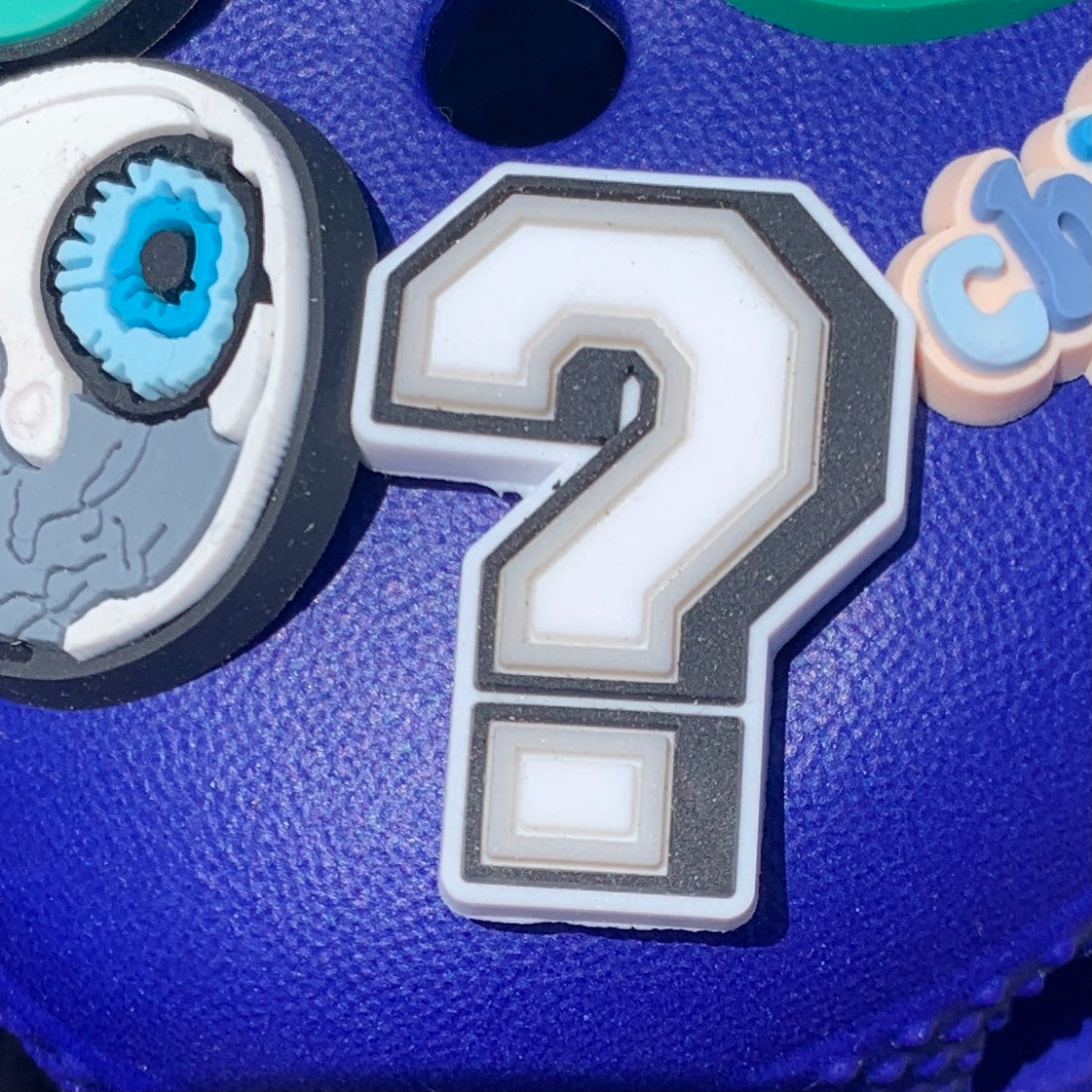 Question mark jibbitz shop