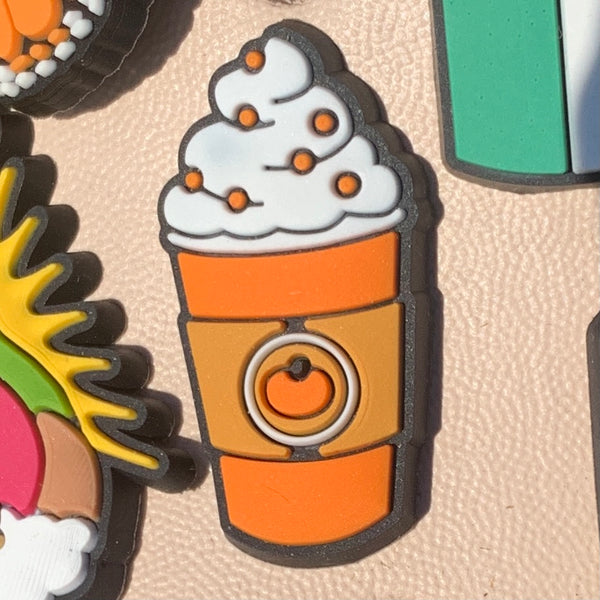 SHOE CHARMS - PSL PUMPKIN SPICE LATTE - ShoeNami