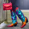 JULIANA Teal Multi - ShoeNami