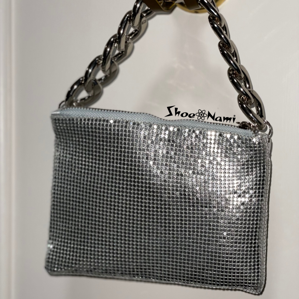 LIQUID BAG/HPC3479 Silver - ShoeNami