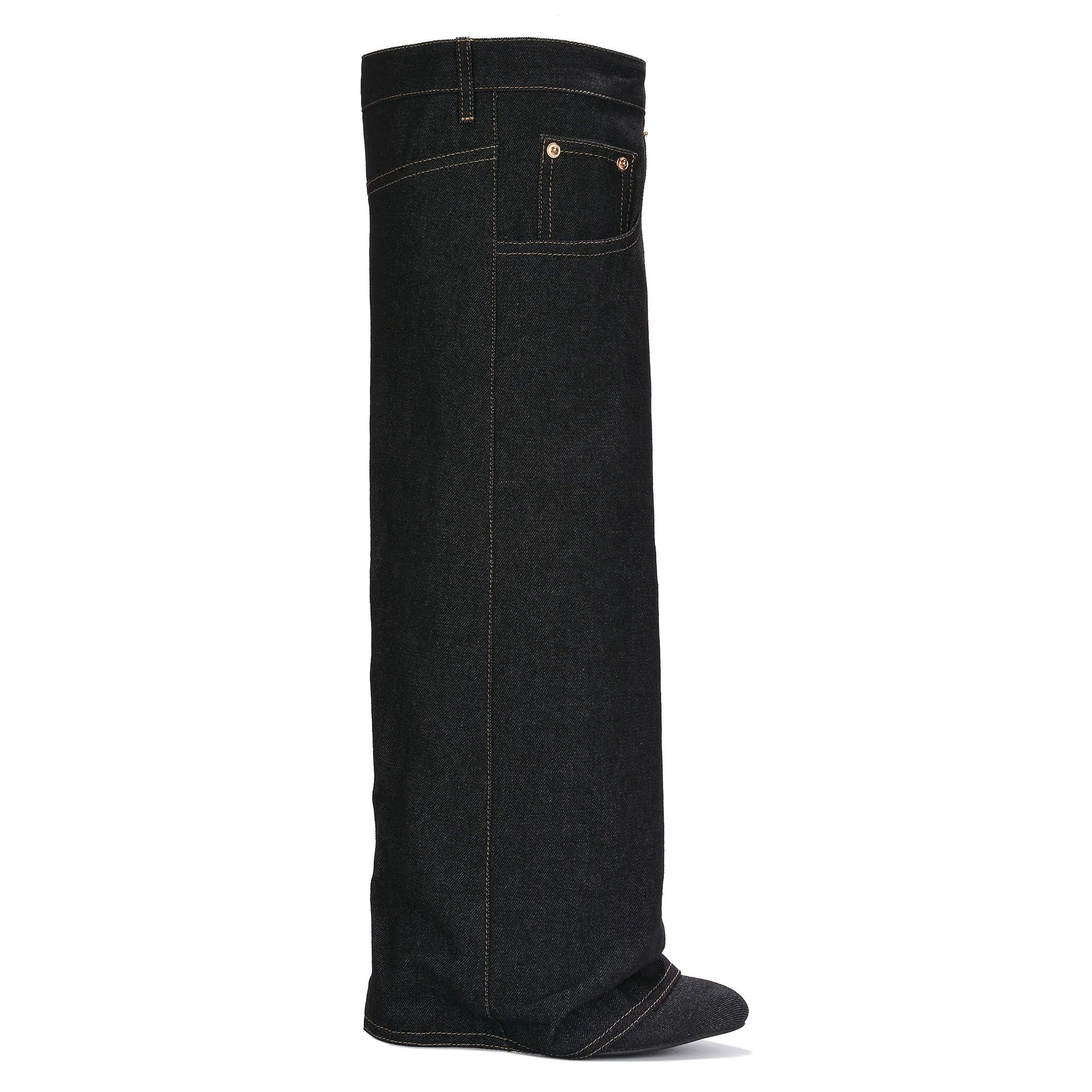 MARGET Black Denim - ShoeNami