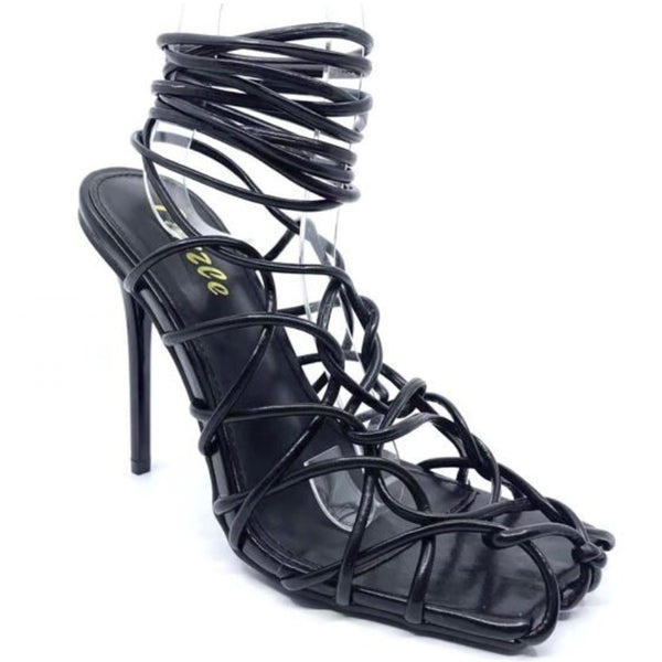 MERCY-04 Black Patent - ShoeNami