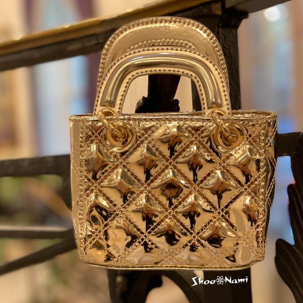 METALLIC LIL STUFF BAG/HMC1140 Gold - ShoeNami