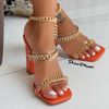 NADINE-01 Orange - ShoeNami