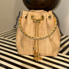PARIS BAG Nude Raffia - ShoeNami