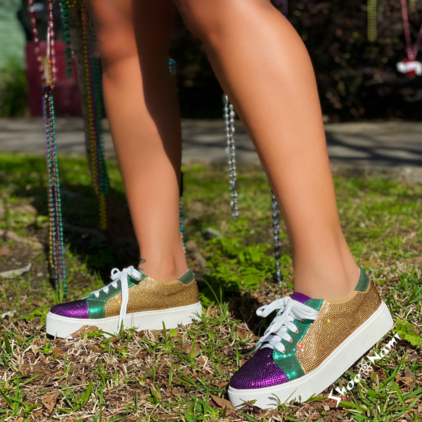 PAULINE-8 Mardi Gras Multi - ShoeNami