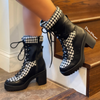 REGAL-19 Black/White Houndstooth - ShoeNami