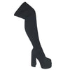STACK-15 Black Lycra - ShoeNami