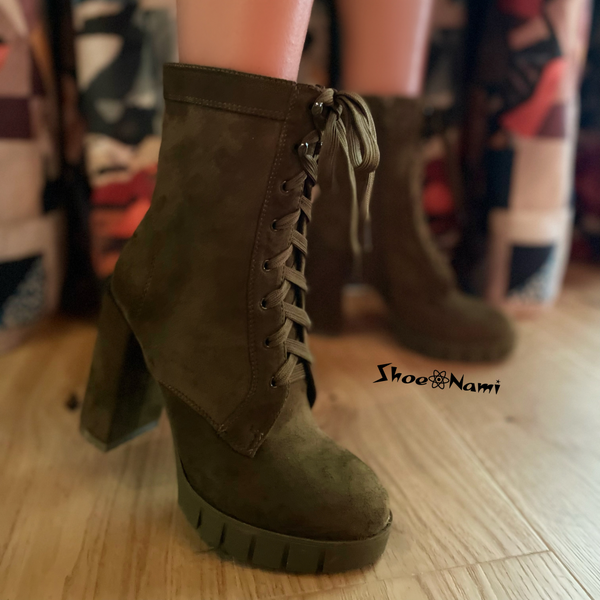 TAMMY-2 Olive - ShoeNami