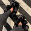 TEDDY PLUSH-01 Black - ShoeNami
