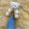 TEDDY PLUSH-01 White - ShoeNami