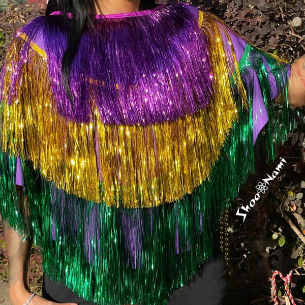 TINSEL PONCHO - ShoeNami