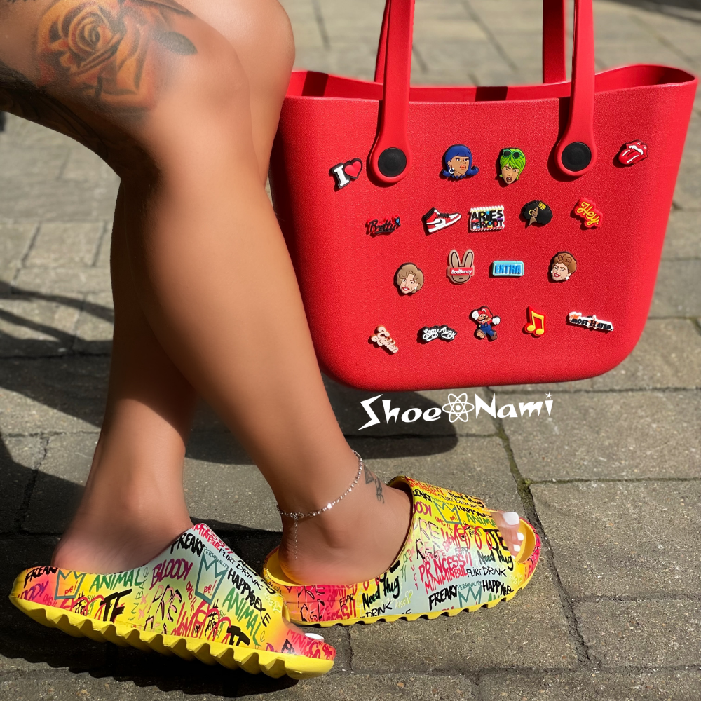 CHARMING BAG Red (charms sold separately) - ShoeNami
