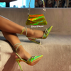 VIVA BAG Lime Yellow Hologram - ShoeNami