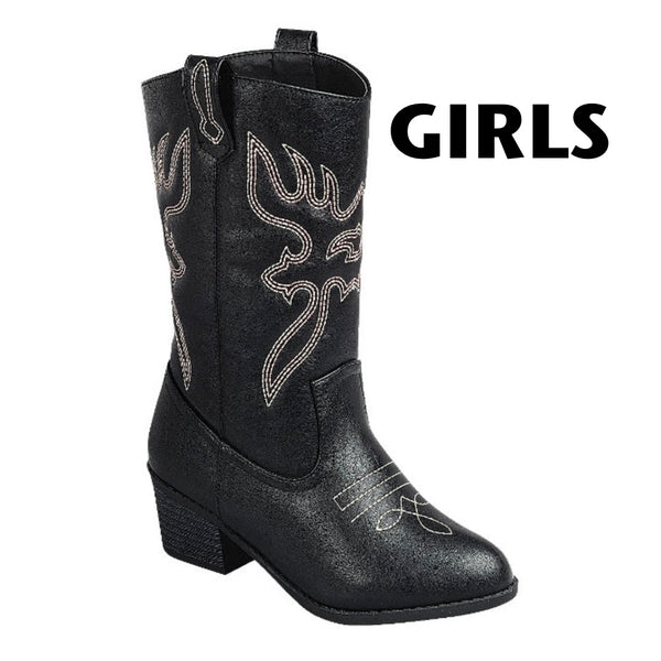 WESTERN-18K KIDS Black - ShoeNami