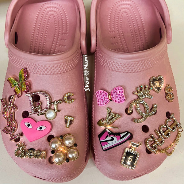 Pink Crystal Bow/Jordans