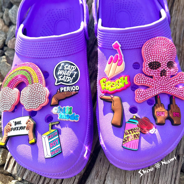Purple XL Pink Skull/Bitch Spray