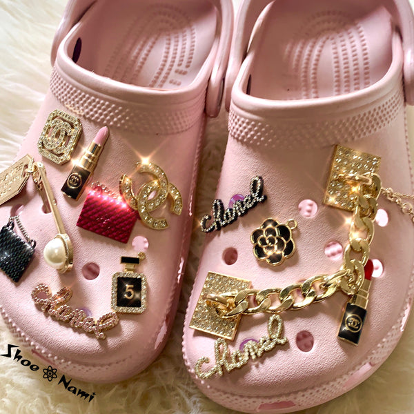Chanel, Charms) Designer Metal Crocs Shoes Charms on OnBuy