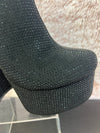 KLORIS-20 Black Chunky Block Heel, Approx. 4.5"