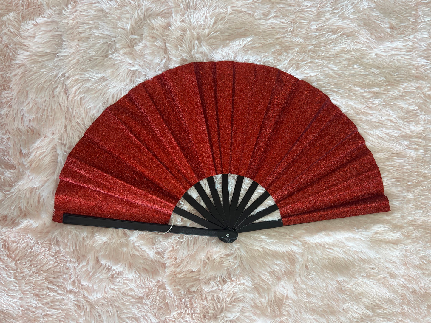 SHIMMER METALLIC FAN RED