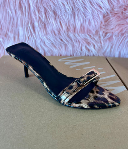 SATURN Leopard Kitten Heel