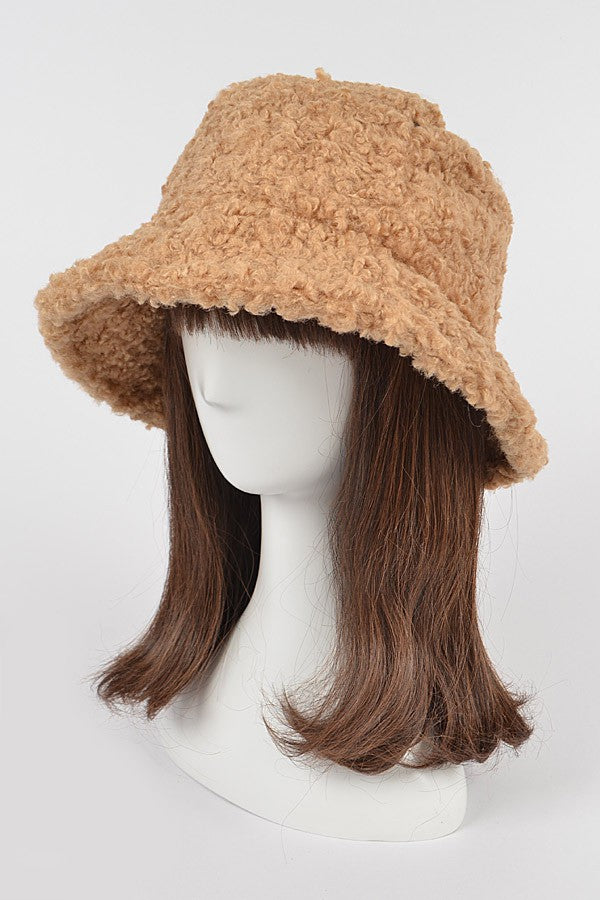 FOZZY BUCKET HAT/AMH1590 Camel - ShoeNami