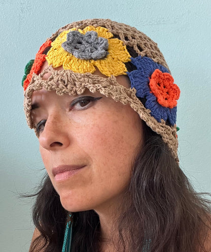 ESPLANADE HAT/MMT8640 Khaki Multi