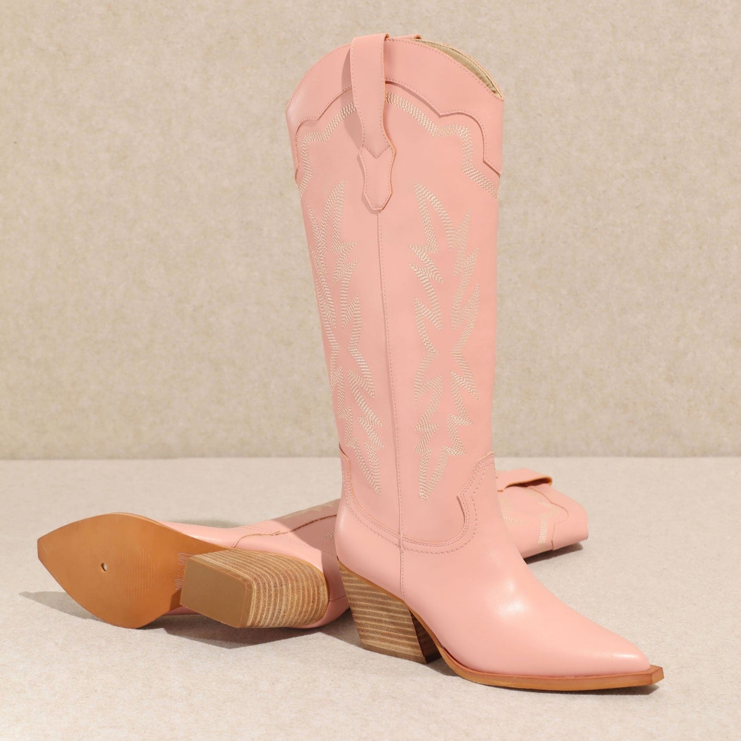 INDIGO Pink Cowboy Boot