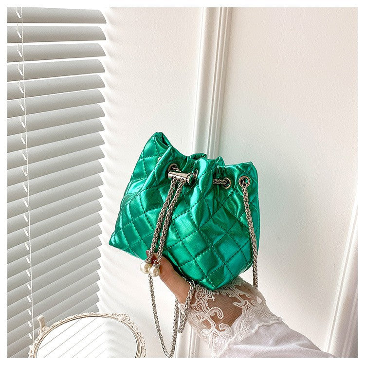 TRISTA BUCKET BAG Green - ShoeNami
