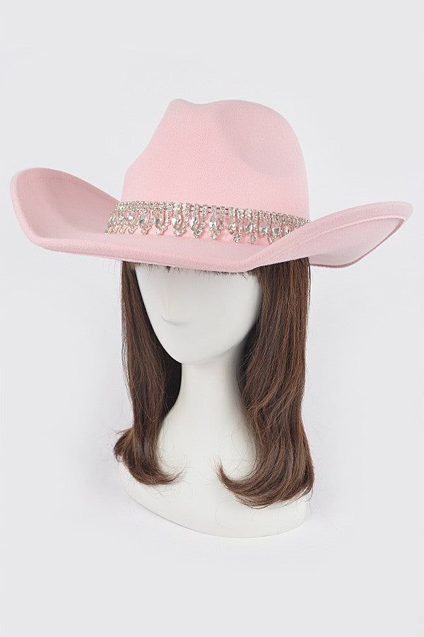OLD TOWN FEDORA HAT/AMH1765 Pink