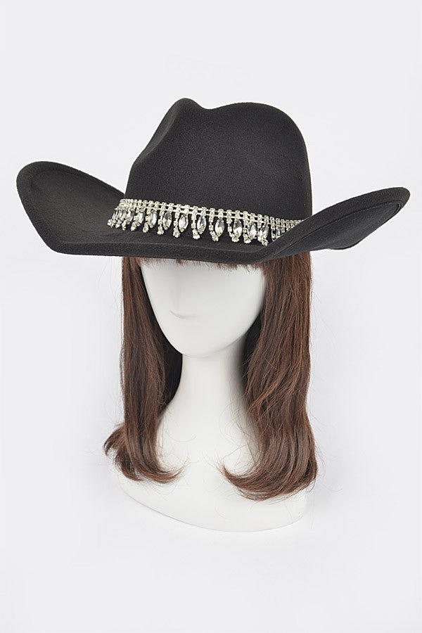 OLD TOWN FEDORA HAT/AMH1765 Black