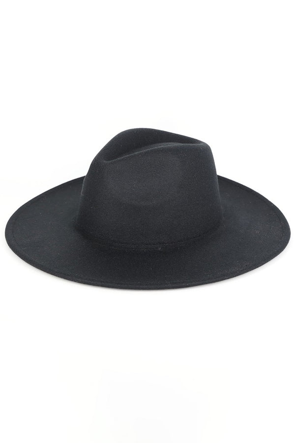 STAPLE FEDORA HAT/AMH0142 Black - ShoeNami